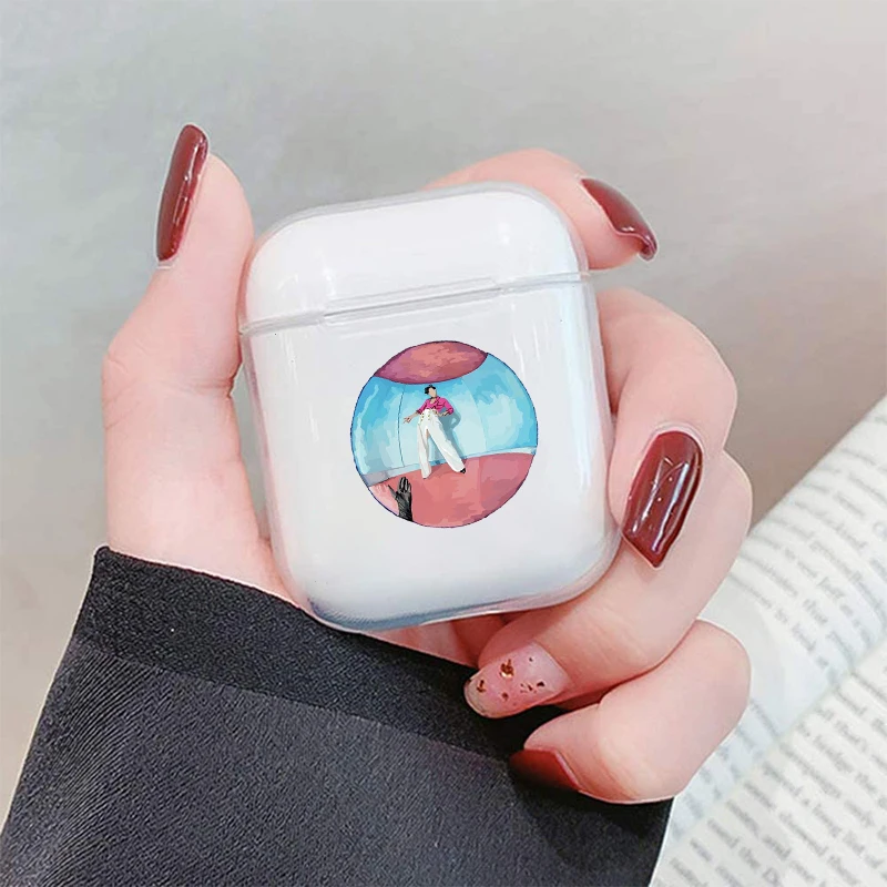 Модный чехол для наушников Harry Styles Fine Line Love Clear Airpods Pro мягкий силиконовый