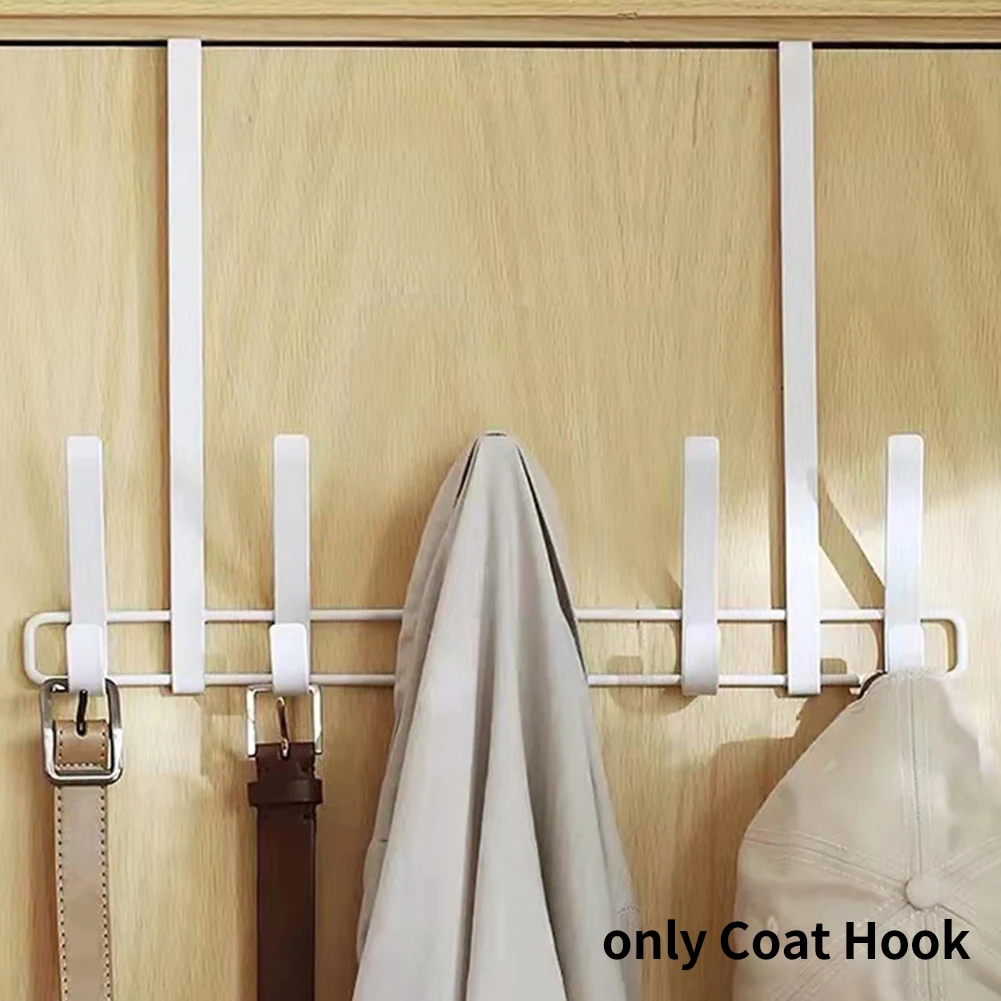 

Bathroom Cloakroom Belts Door Back Multifunction Hat Home Organizer Storage Rack Iron Art Coat Hook Bedroom Bags Towel Clothes