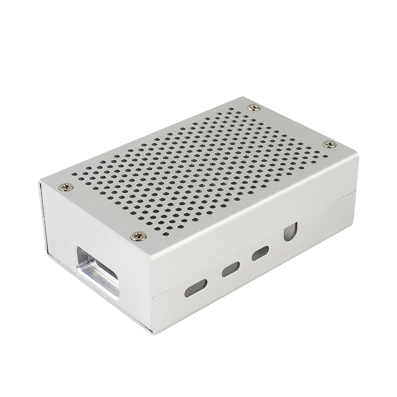 Raspberry Pi 4 Алюминиевый Чехол серебристый черный металлический корпус | Вентилятор охлаждения теплоотвод для Raspberry Pi 4 Модель B