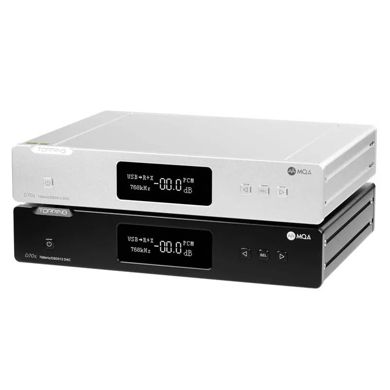 TOPPING D70S 2*AK4497 Full Balanced MQA Decoder Bluetooth 5.0 32Bit/768K DSD512 XMOS XU216 Hi-Res DAC with Remote Control | Электроника