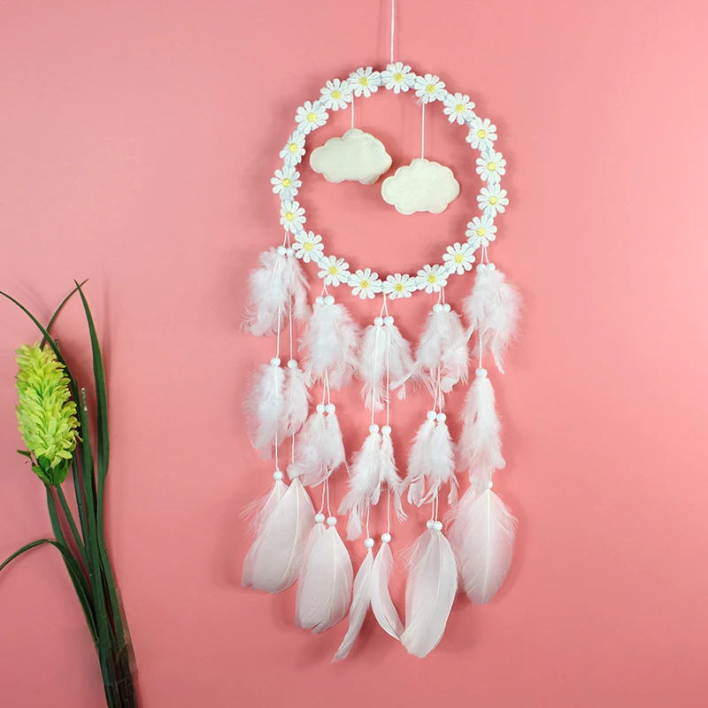 

Dream Catcher Home Decorations American European Gifts Hangings Fresh Ornaments Small Daisy Hanging Drop Night Light For Bedroom