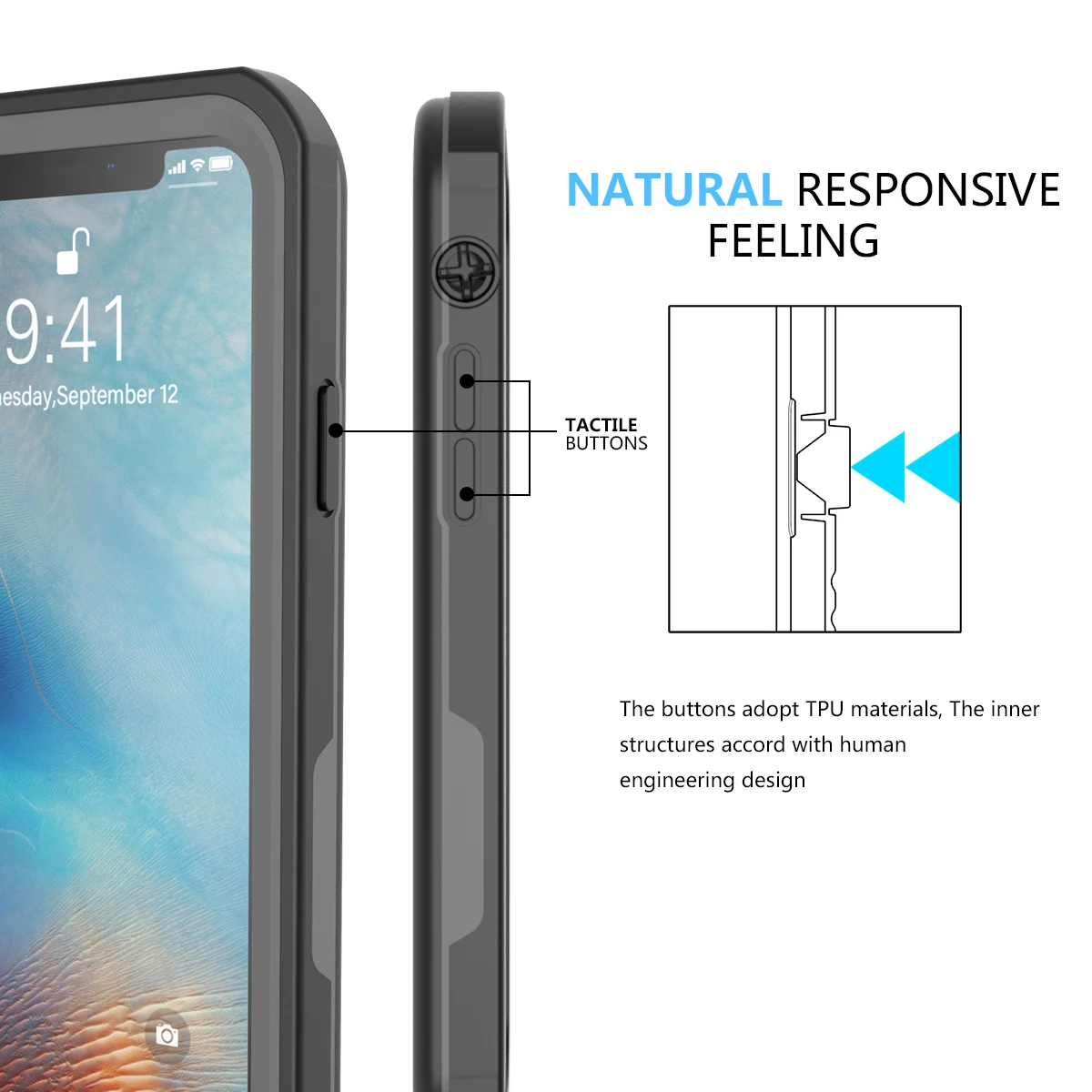 Для iPhone 11 11 Pro 11 Pro Max Чехол IP68 водонепроницаемый 360 градусов Защита для спорта подводный чехол для iPhone 11 чехол противоударный