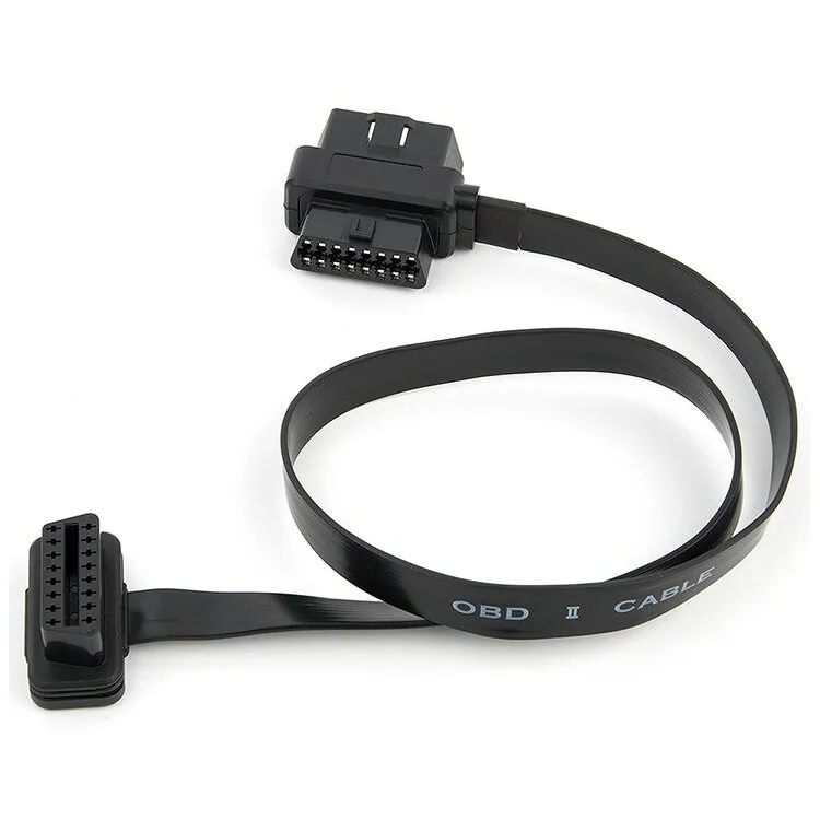 

Кабель-удлинитель 2 в 1 OBDII OBD2, 60 см, 16 контактов, гнездо-штекер/гнездо