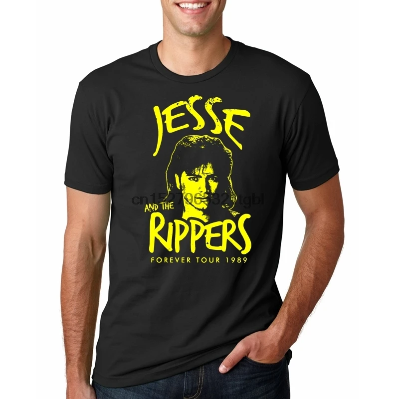 Jesse and the Rippers- Full House Uncle Funny Pop Culture TV-Мужская футболка бесплатная доставка модные