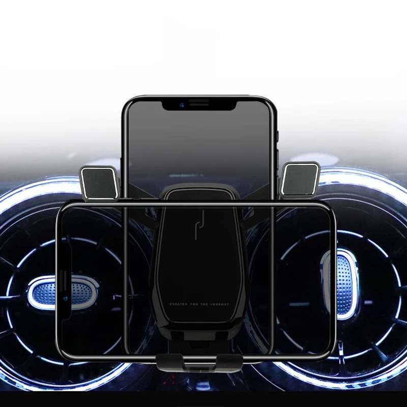 Гравитационный автомобильный Штатив для телефона с креплением на створки