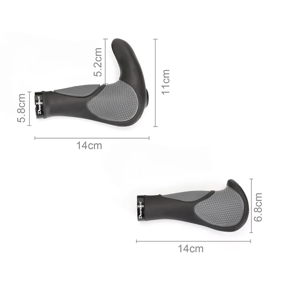 

Deemount Comfy Bicycle Grips TPR Rubber Integrated MTB Cycling Hand Rest Mountain Bike Handlebar Casing Sheath Shock Absorption