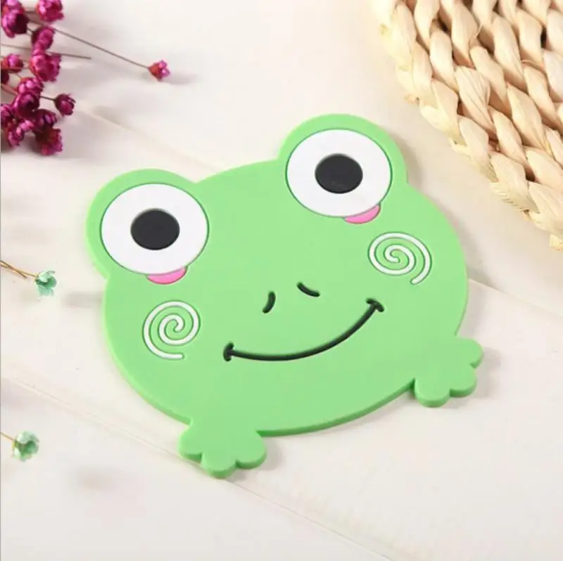 

Living Room Cute Animal Coaster Cartoon Hot Useful Rubber Tea Milk Cup Mug Heating Mat Warmer Pad Electric Insulat Non-slip