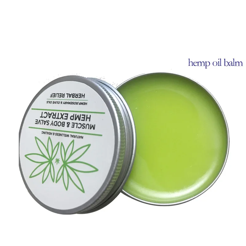 

50ml Natural Organic Body Massage Cream Anti Stress Hemp Oil Balm For Pain Relief Moisturizing Skin
