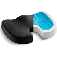gel reinforced seat cushion non slip gel memory foam tail cushion relieves tailbone pain suitable for office chair cars