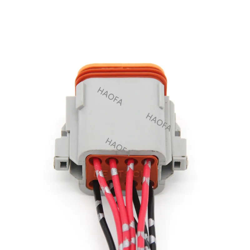 

Free shipping for excavator parts 312B/320B C D filler door motor 7 harness plug
