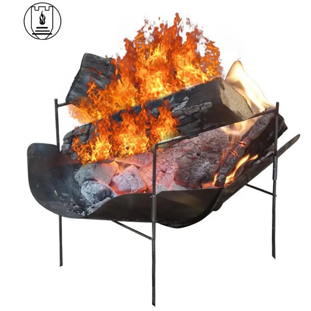 1 шт. Портативная Складная Подставка для угля кемпинга Уличное оборудование