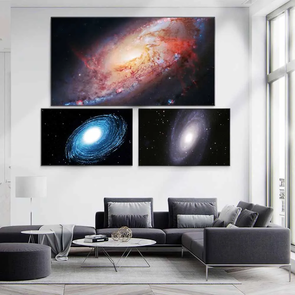 

Landscape oil painting space blue vortex black hole art canvas painting living room corridor office home decoration mural