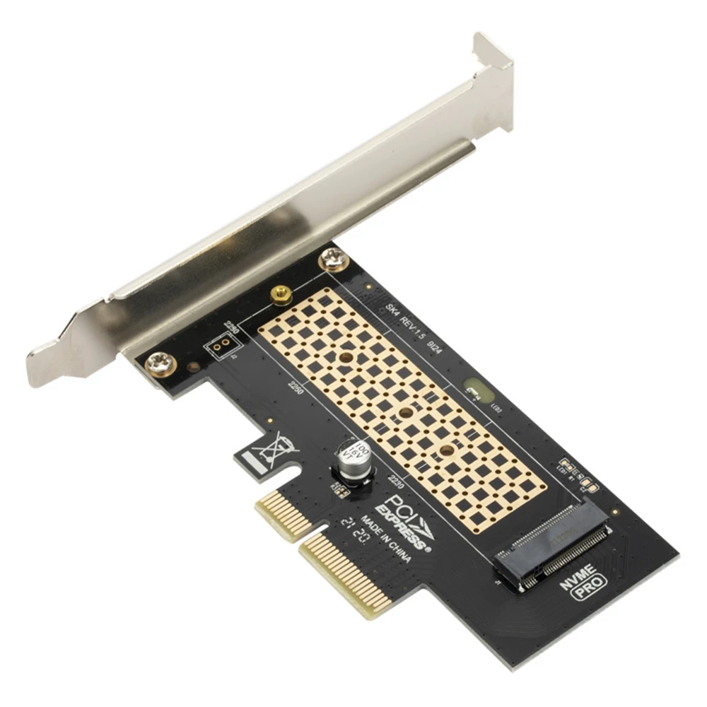 PCIe M.2 NVMe SSD адаптер Черный к PCI-E 3 0 X1/X4/X8/X16 Настольный Расширительная карта |