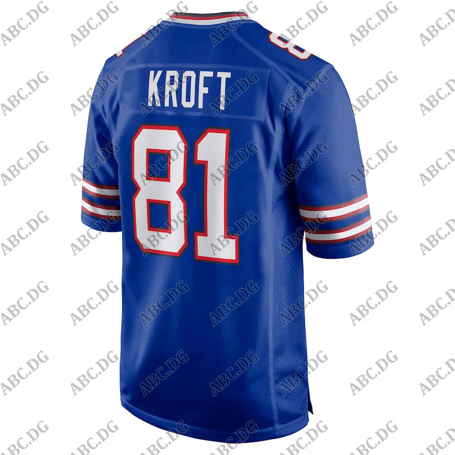 

Customized Stitch Men Women Kid Youth Buffalo Tyler Kroft Royal Game Jersey 4XL 5XL 6XL