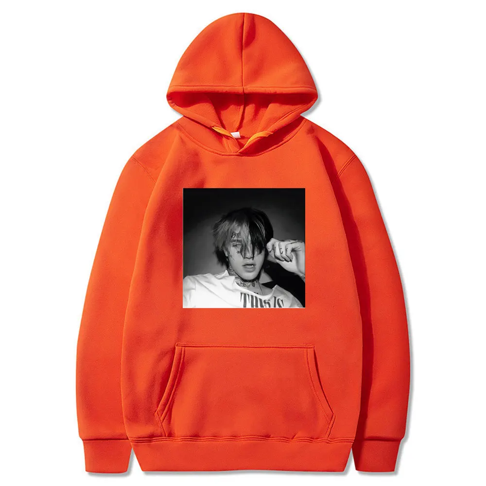 Толстовка Lil Peep Модный свитшот в стиле хип-хоп для влюбленных зимний Повседневный