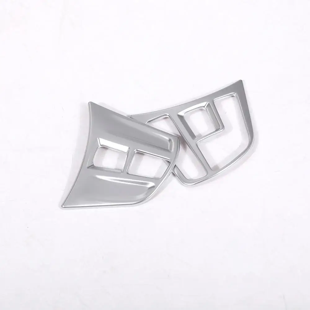 Хромированный стиль ABS пластик Автомобильный руль Кнопка рамка Накладка для BMW 3 4