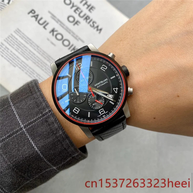 

MONTBLANC watch men's skeleton automatic mechanical AAA watch gold skeleton retro men's women watch quartz watch