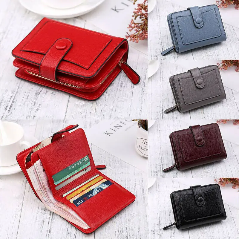 Женский кожаный клатч кошелек длинный держатель для карт сумка телефона чехол