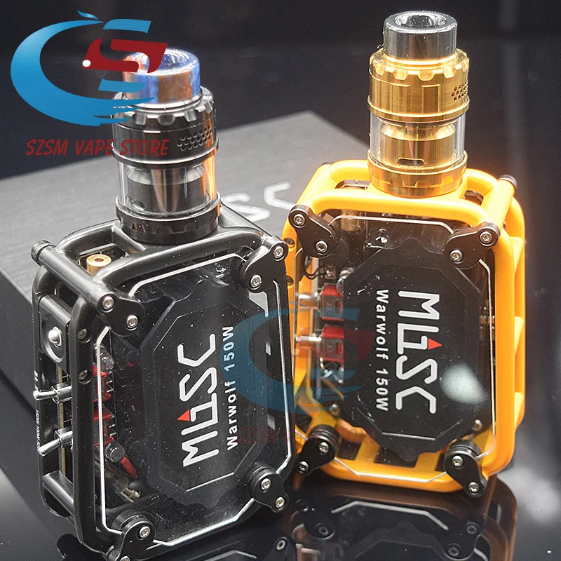 Original sub two warwolf kit with kyl V2 RTA M Instant large output 3500mAh battery 150w e-cigarette Laser vape box | Электроника