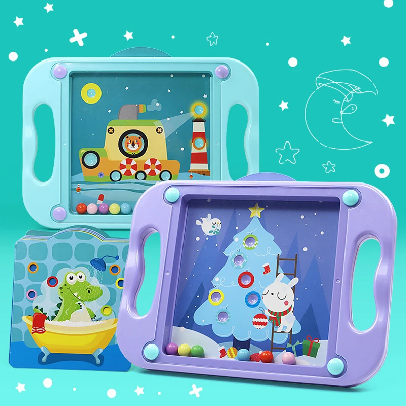 3D Детские развивающие игрушки для детей детская головоломка Монтессори лабиринт