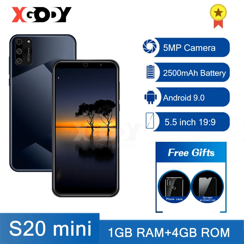 Смартфон XGODY 3G 1 + 4 Гб 5 МП дюйма Wi Fi ядерный|Смартфоны| |