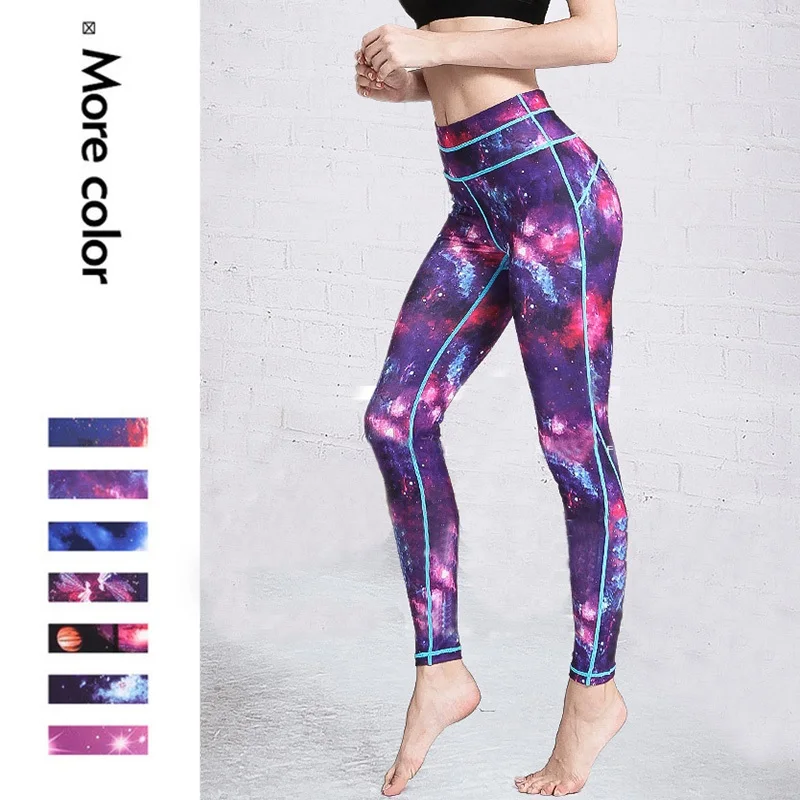 

Cloud Hide Gym Yoga Pants Fitness Sports Leggings Women Nebula High Waist Sexy Long Tights Running Trousers Workout Plus Size