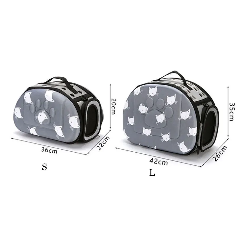 Складная портативная дорожная клетка для кошек складная сумка-тоут сумка через