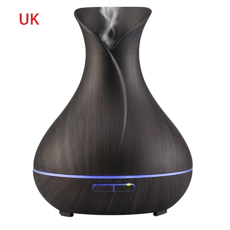 

Essential Oil Diffuser Humidifier 400ML Aromatherpy Diffusers LED Lights Changing for Home Bedroom Office SPA Yoga