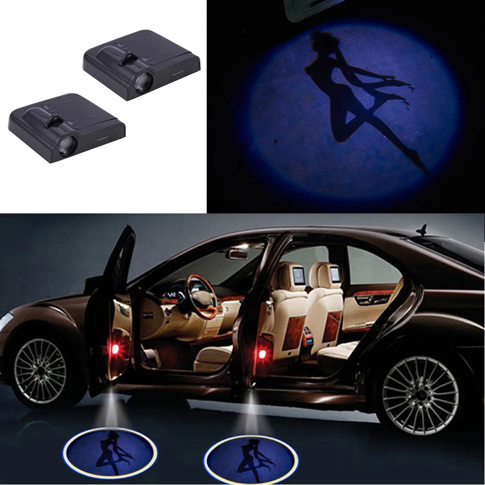 

Car Car Door Light Door Light Logo Universal Wireless 2pcs Newest Protable