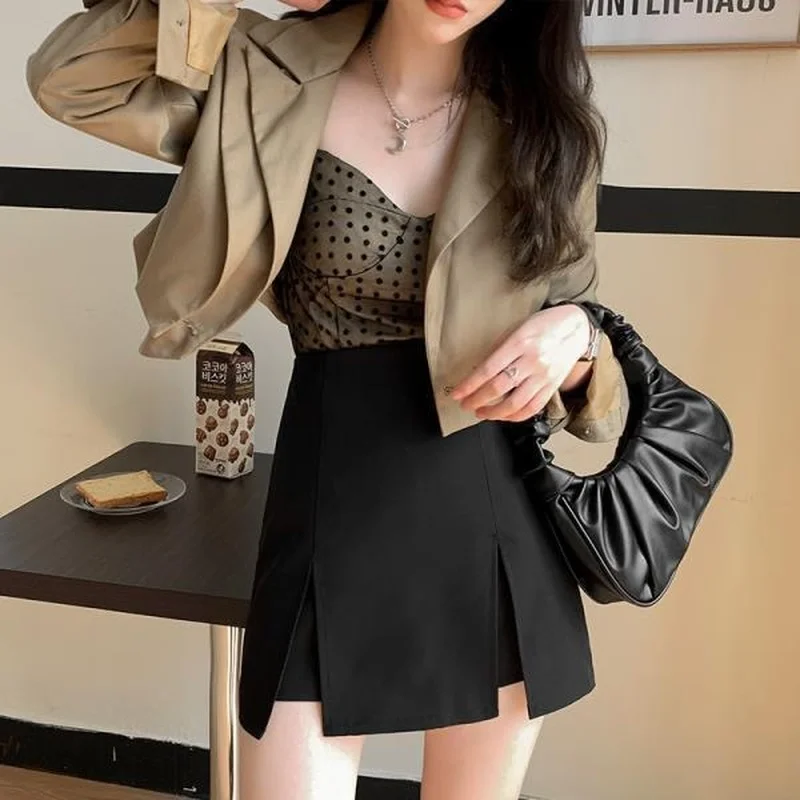 

Shorts Women Casual Office Ladies Large Size S-3XL Solid Zipper Fly Basic All-match Sexy Korean Style Popular Dance Summer Chic