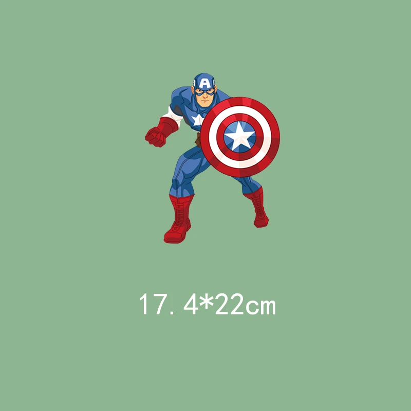 1 шт. Marvels Мстители Человек-паук аниме Наклейка Железный На наклейки для одежды накладная заплата для одежды для мальчиков теплопередача Декор