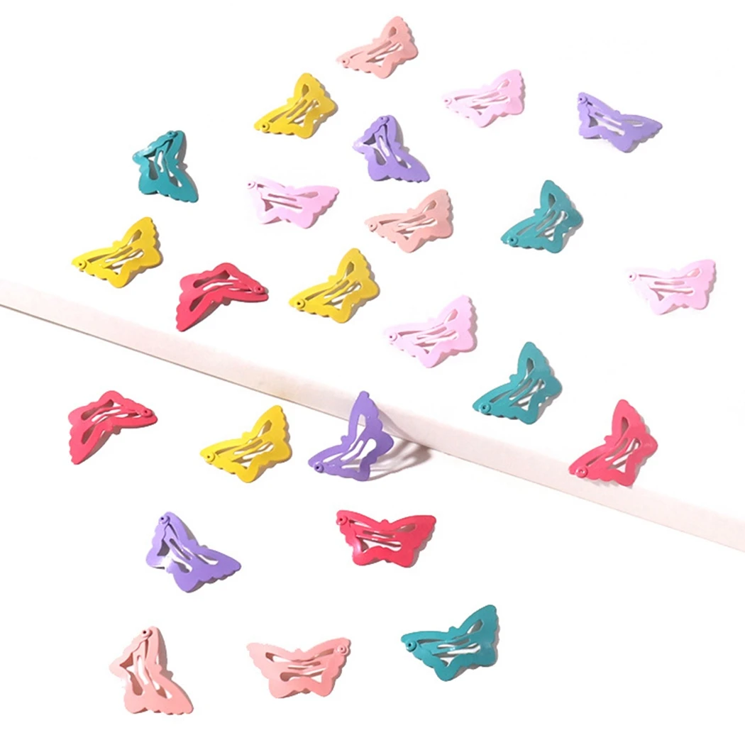 

24pcs Mixed Color Butterfly Hair Clips Grip Hair Pins Barrettes Hairpin Headdress Hair Styling Hair Accessories Tool for Women