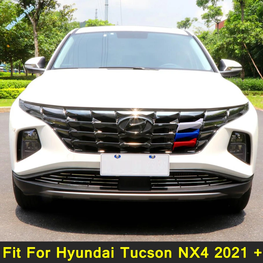 

3 шт., накладки на решетку радиатора для Hyundai Tucson NX4 2021 -2023