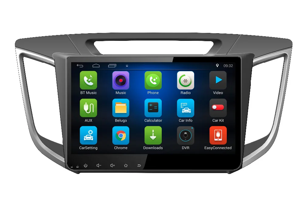 Четырехъядерный 10 1 дюймов 1024*600 Android 8 автомобильный dvd плеер GPS навигация