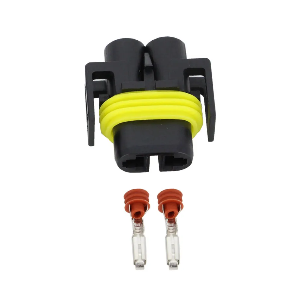 2 Pin противотуманные фары жгут держатель лампы с заглушка комплект Женский