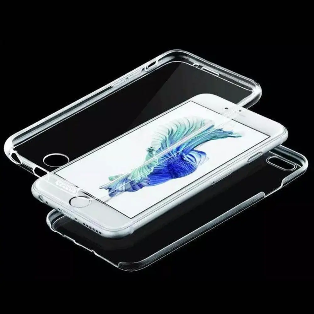 Ударопрочный двухслойный чехол для IPhone SE 2020 12 Mini 11 Pro Max X Xr Xs 6 6S 7 8 Plus 5 5S силиконовый