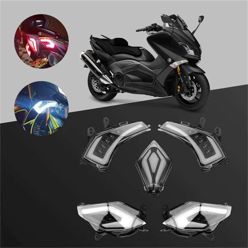 Для TMAX 530 светильник светодиодный сигнальный светильник для YAMAHA T-Max T Max Tmax 530 TMax530 2012 2013 задний тормозной фонарь
