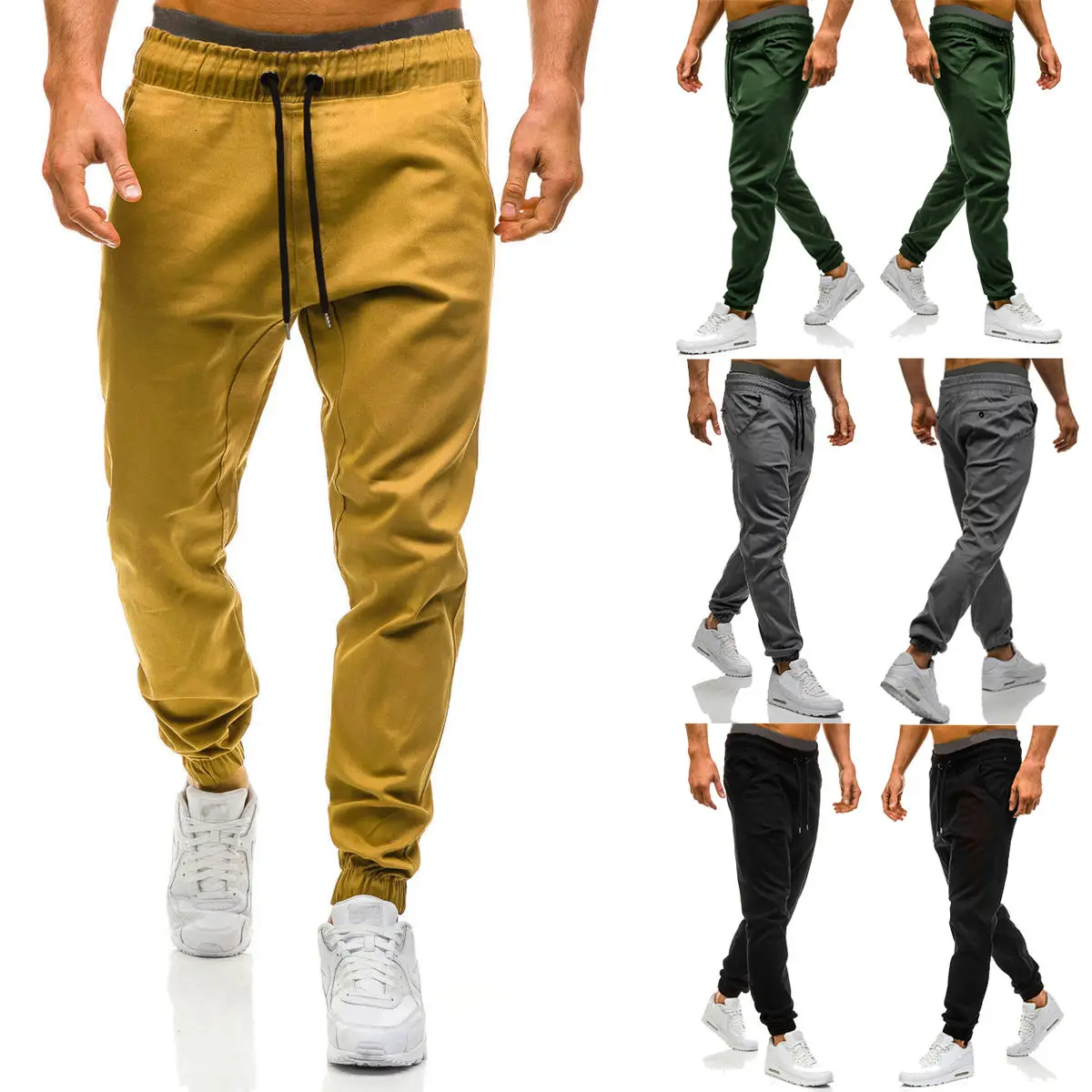 Новинка 2021 спортивные штаны большого размера мужская мода на шнуровке с