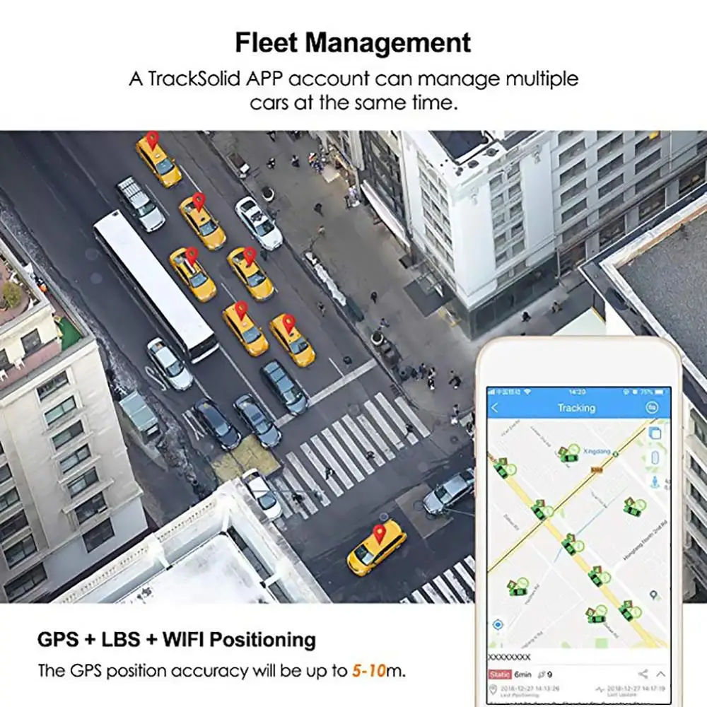 Автомобильный GPS-трекер OBD без ежемесячной платы-подключи и играй автомобильный