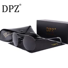 Солнцезащитные очки Мужские поляризационные, винтажные Роскошные брендовые круглые солнечные очки из алюминиево-магниевого сплава