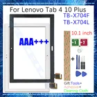 Новый сенсорный экран X704 для Lenovo Tab 4 10 Plus TB-X704F X704L дисплей внешний дигитайзер для замены передней стеклянной панели