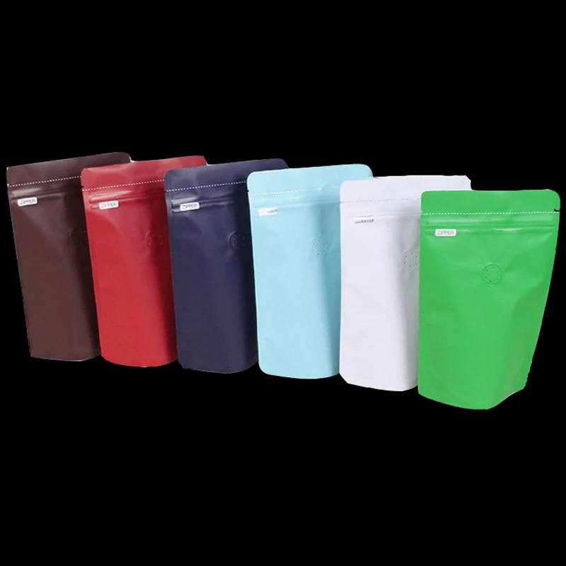 Candy Sugar Snack Granul Powder Chocolate Coffee Grain Food Packaging Bag upright Aluminum Foil Valve Stand-up Pouch Zipper Lock | Дом и сад