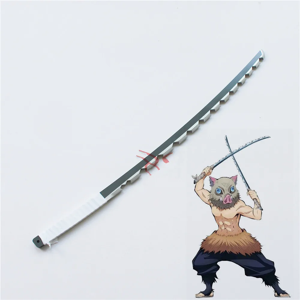 

Демон убийца Kimetsu без Yaiba Hashibira Inosuke меч из ПВХ Косплэй Опора 2 шт. Косплэй Книги об оружии реквизит для Хэллоуина нарядное Вечерние