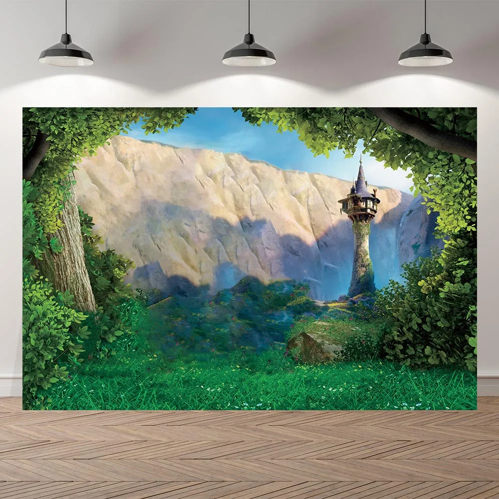 NeoBack детского дня рождения с мультяшными принтами на весну платье принцессы