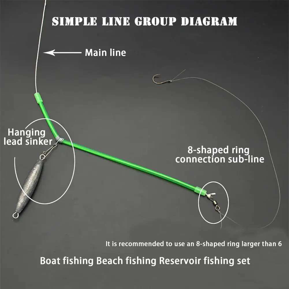 20 шт. пластиковые рыболовные приспособления для спутывания с прочной защелкой |