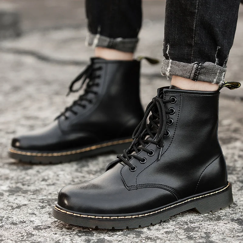 

Hotsneaker hombre masculino Повседневные высокие кожаные сапато мужские модные мужские высокие туфли мужские топы для отдыха