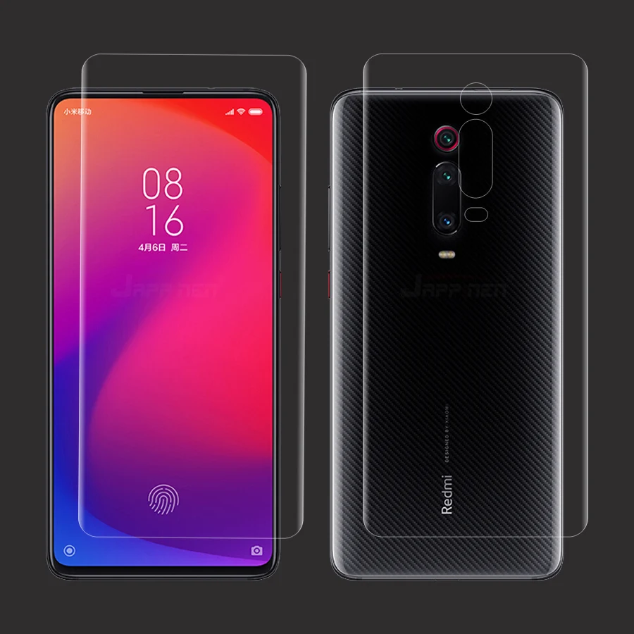 Передняя и задняя 3D Защитная пленка для экрана из ТПУ Xiaomi Redmi K20 Pro мягкая