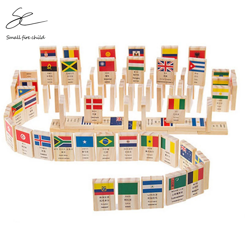 Новинка 2020 г. флаг страны домино для раннего развития детей обучающая
