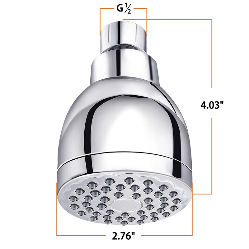 Насадка для душа высокого давления с резьбой диаметр 70 мм проволока посадки Finsh