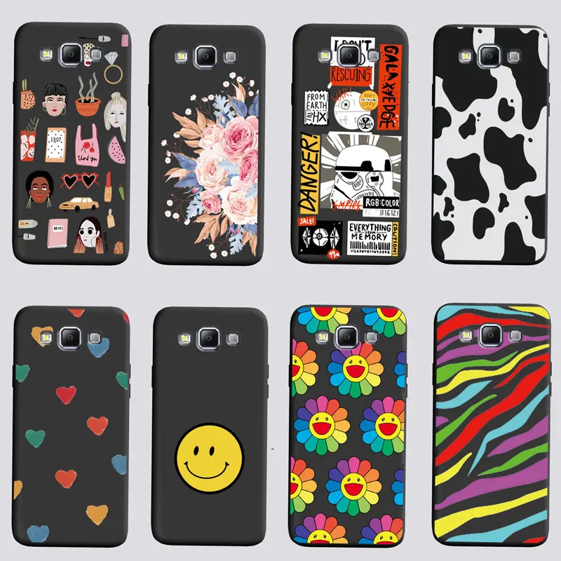 For Samsung Galaxy A7 2015 Case Soft TPU Silicon Back Phone Case Cover for Samsung A7 2015 A700 A700F Full Shockproof Coque bags
